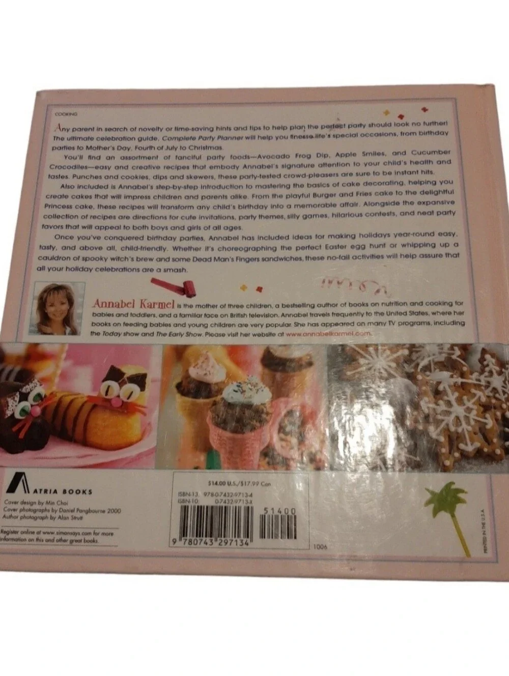 Annabel Karmel Complete Party Planner 120+ Recipes Party Ideas Hardcover